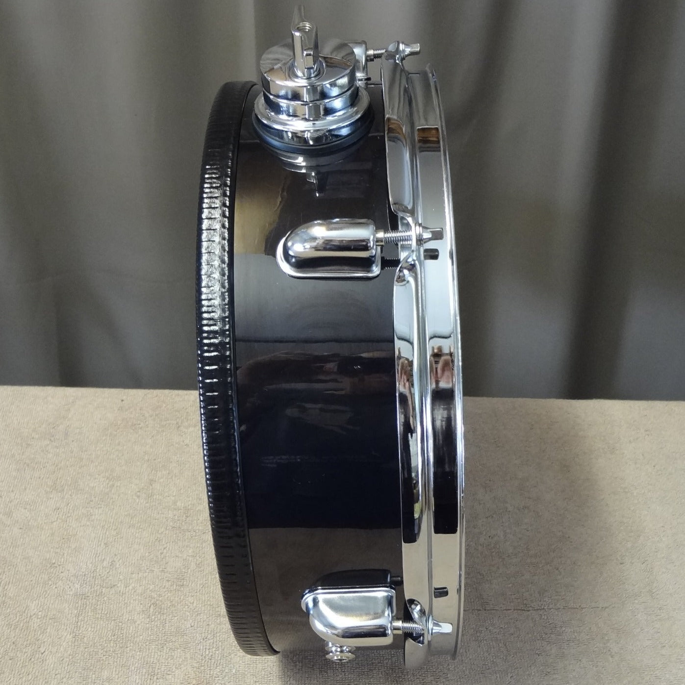 New 13 Inch Custom Electronic Snare Drum - Black Mono