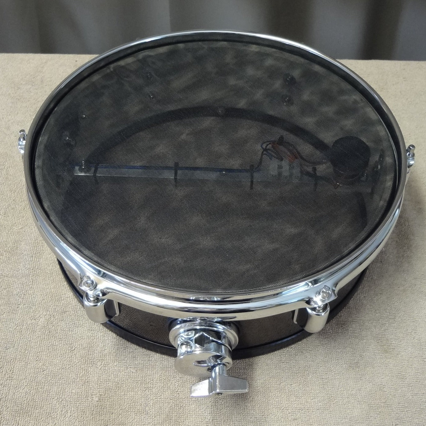 New 13 Inch Custom Electronic Snare Drum - Black Mono