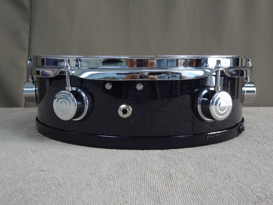 New 13 Inch Custom Electronic Snare Drum - Black with Slight Sparkle