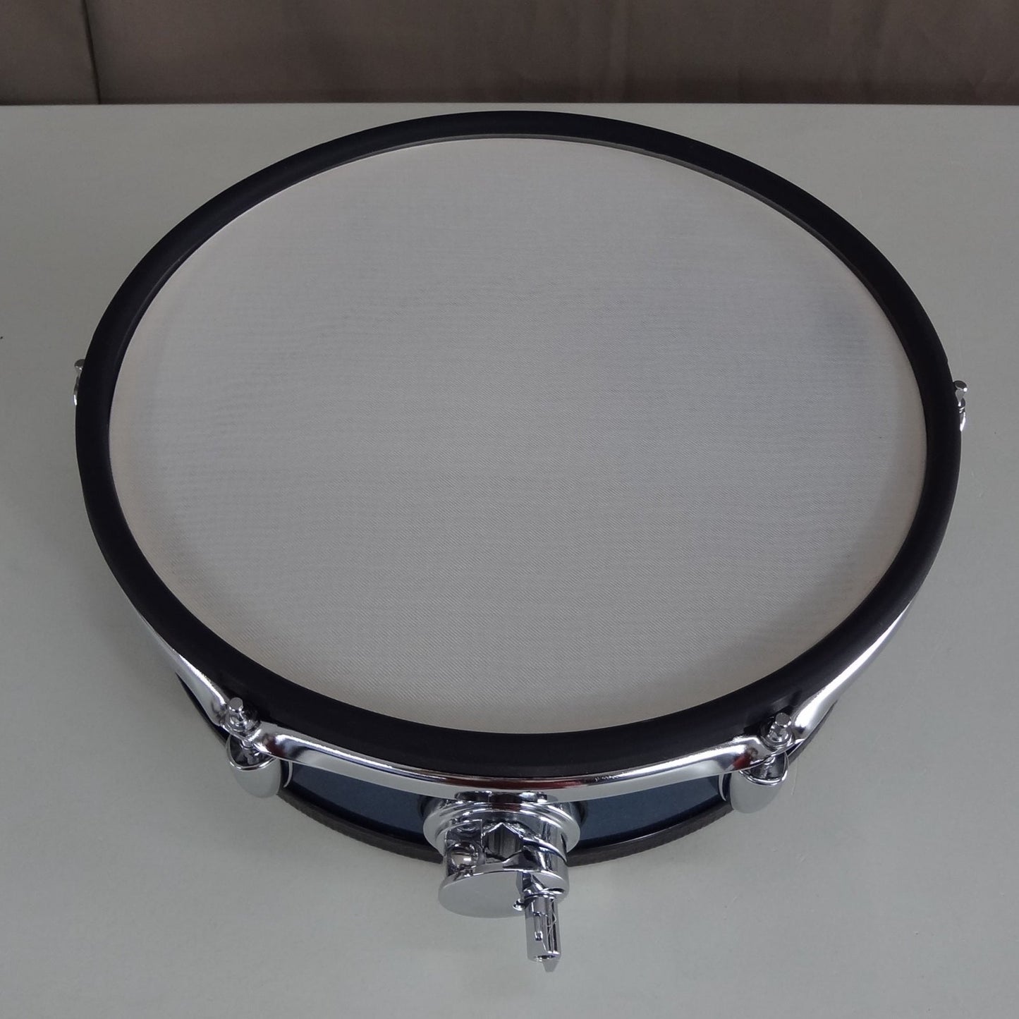 New 13 Inch Custom Electronic Snare Drum - Blue Sparkle