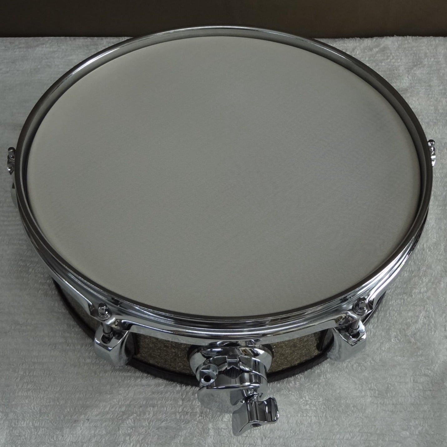 New 13 Inch Custom Electronic Snare Drum - Ginger Glass Glitter
