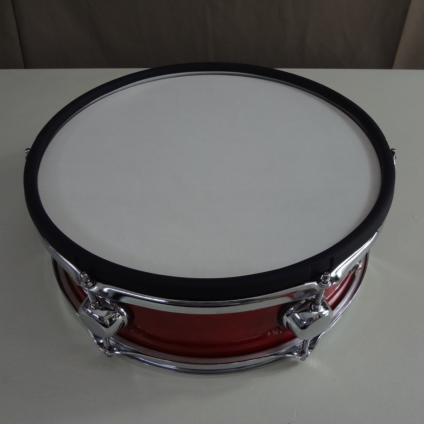New 13 Inch Custom Electronic Snare Drum - Red Pearl