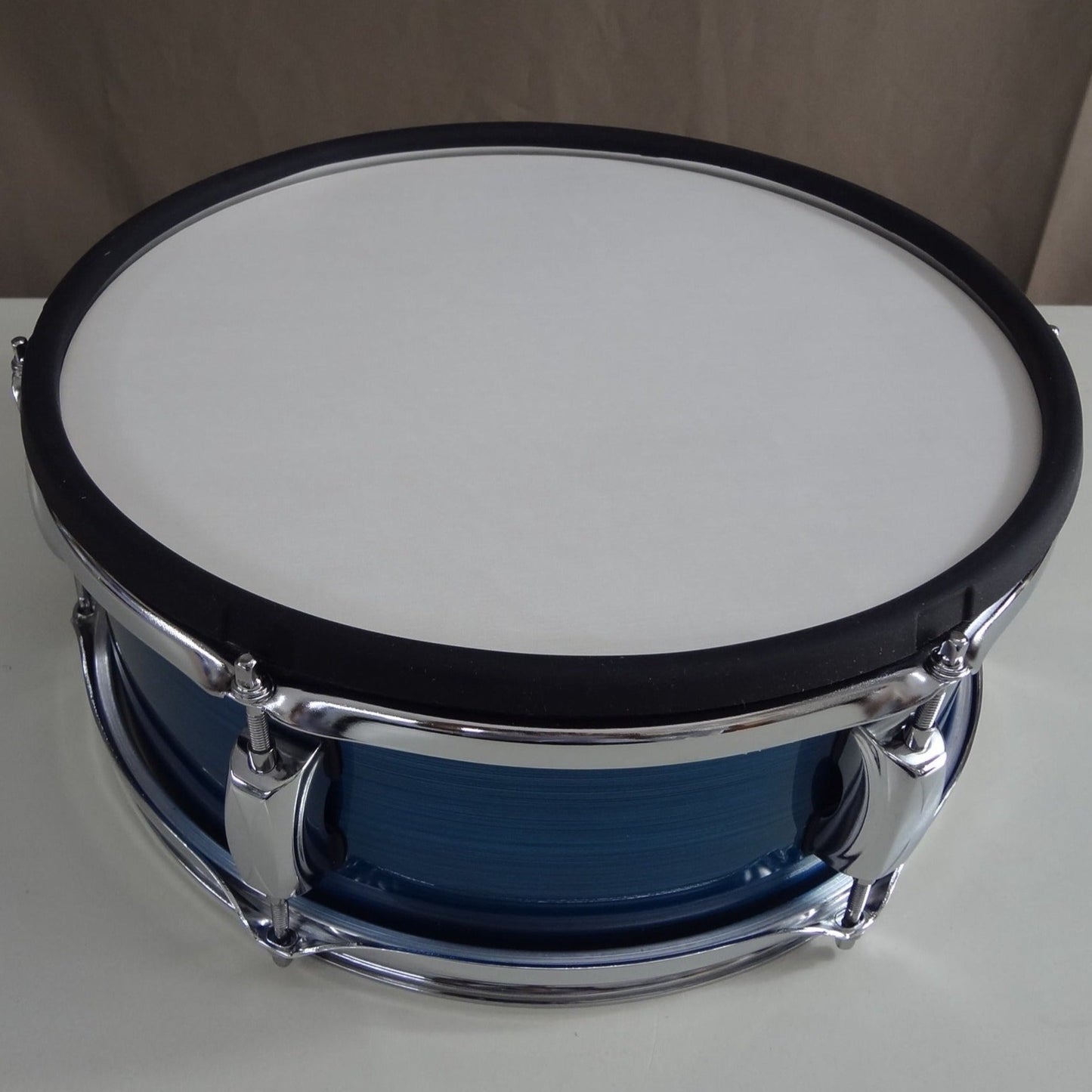 New 13 Inch Custom Electronic Snare Drum - Teal Strata