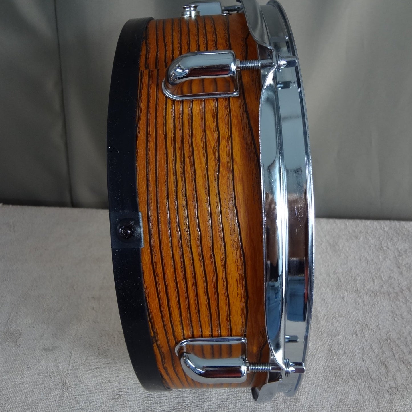 New 13 Inch Custom Electronic Snare Drum - Woodgrain