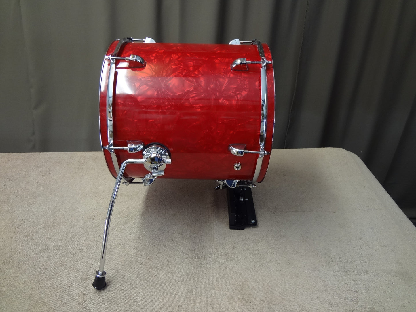 5 PIECE CUSTOM ELECTRONIC DRUM SHELL PACK - RED PEARL