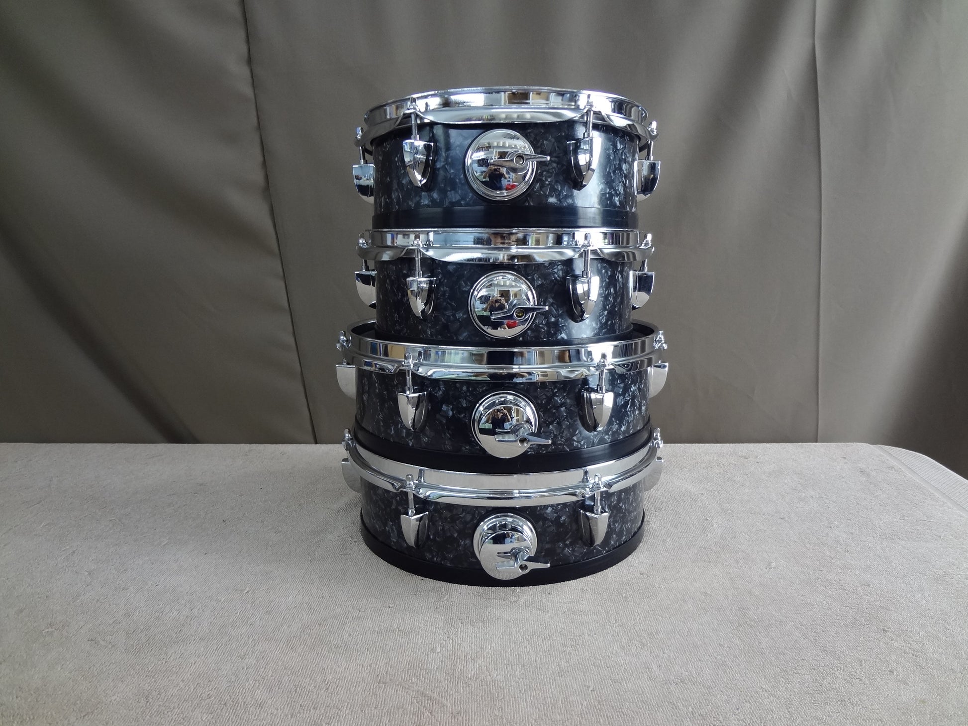 Electronic-drums-4piece-black-pearl