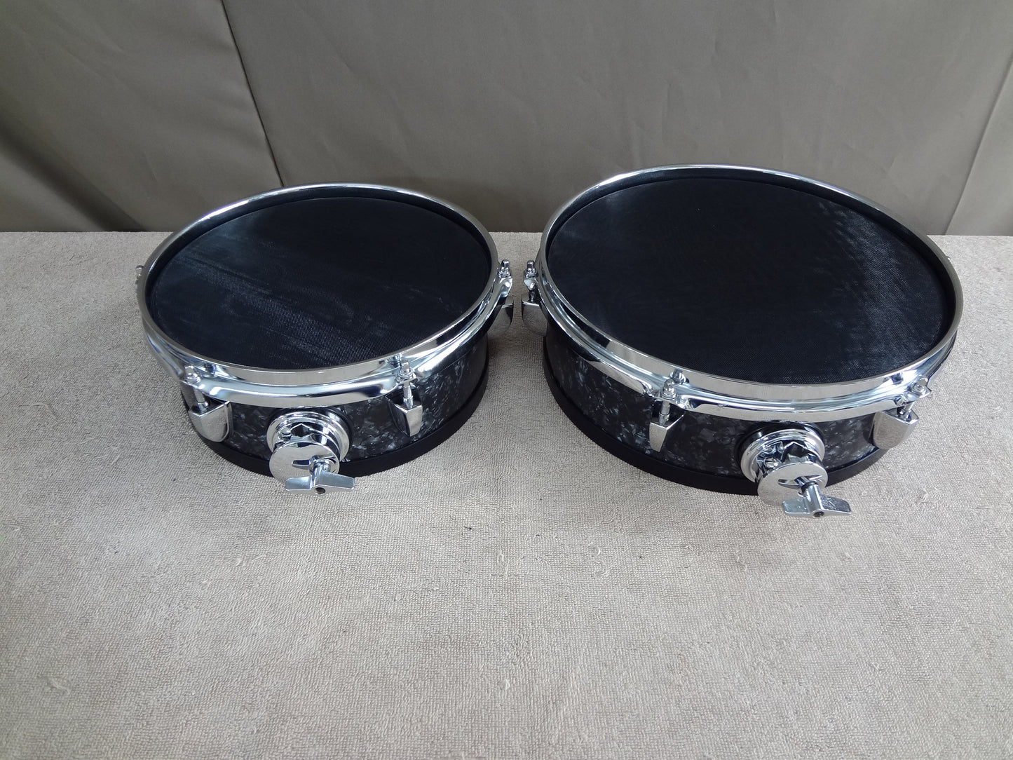 NEW 4 PIECE CUSTOM ELECTRONIC DRUM SHELL PACK - BLACK PEARL