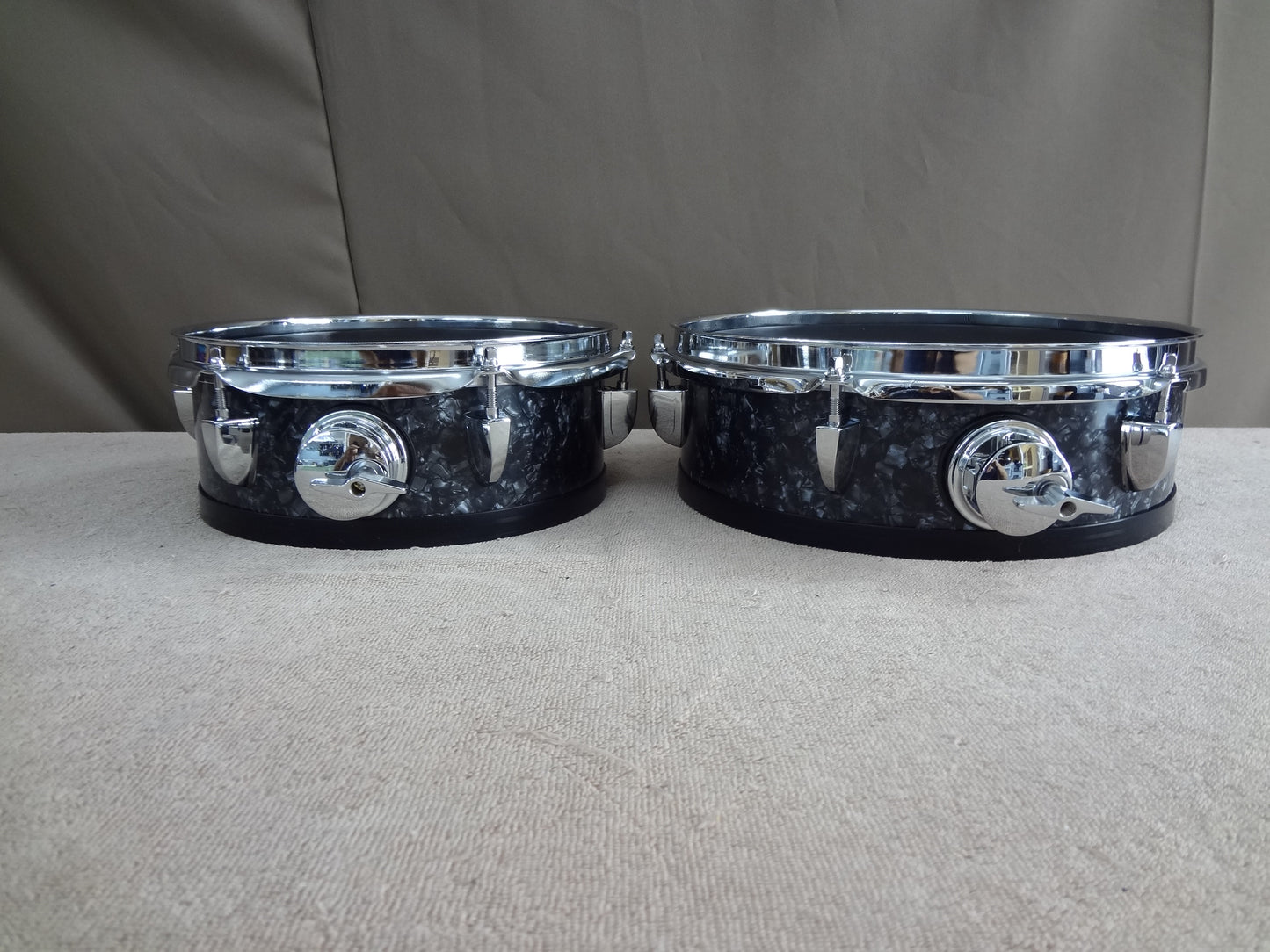 NEW 4 PIECE CUSTOM ELECTRONIC DRUM SHELL PACK - BLACK PEARL