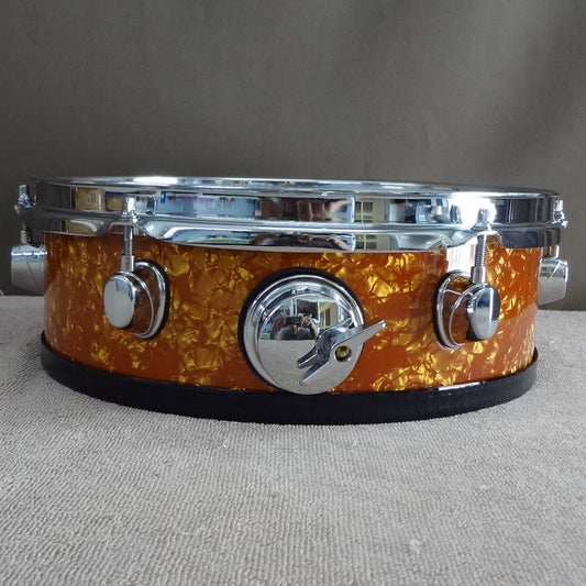 New 12 Inch Custom Electronic Snare Drum - Orange Pearl