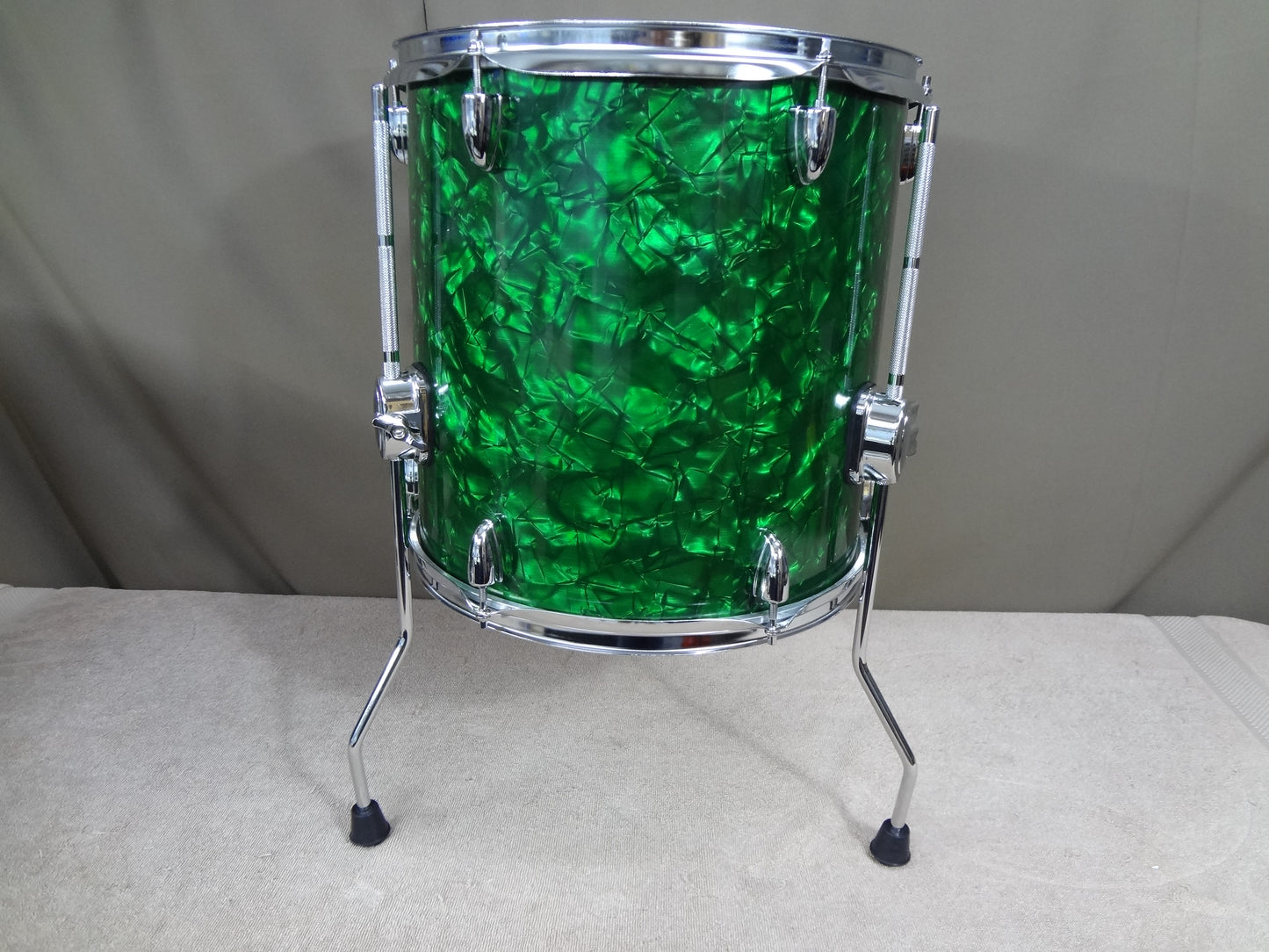 NEW 4 PIECE CUSTOM HYBRID ELECTRONIC/ACOUSTIC SHELL PACK - GREEN PEARL