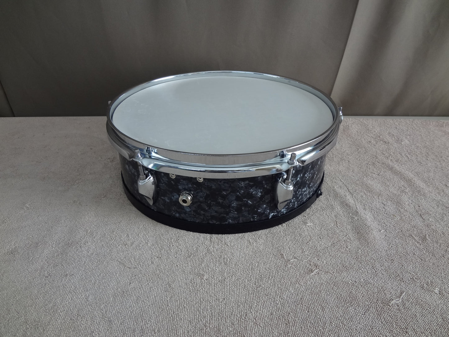 Refurbished 13 Inch Custom Electronic Snare Drum - Black Pearl