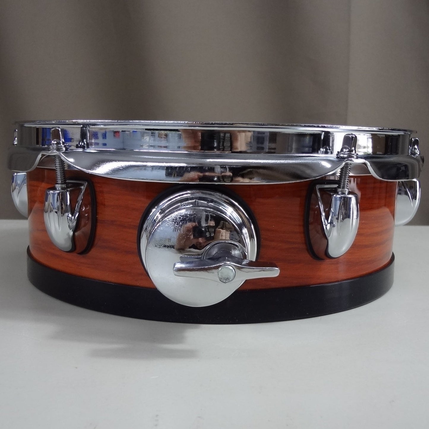Refurbished 10 Inch Custom Electronic Snare Drum - Woodgrain