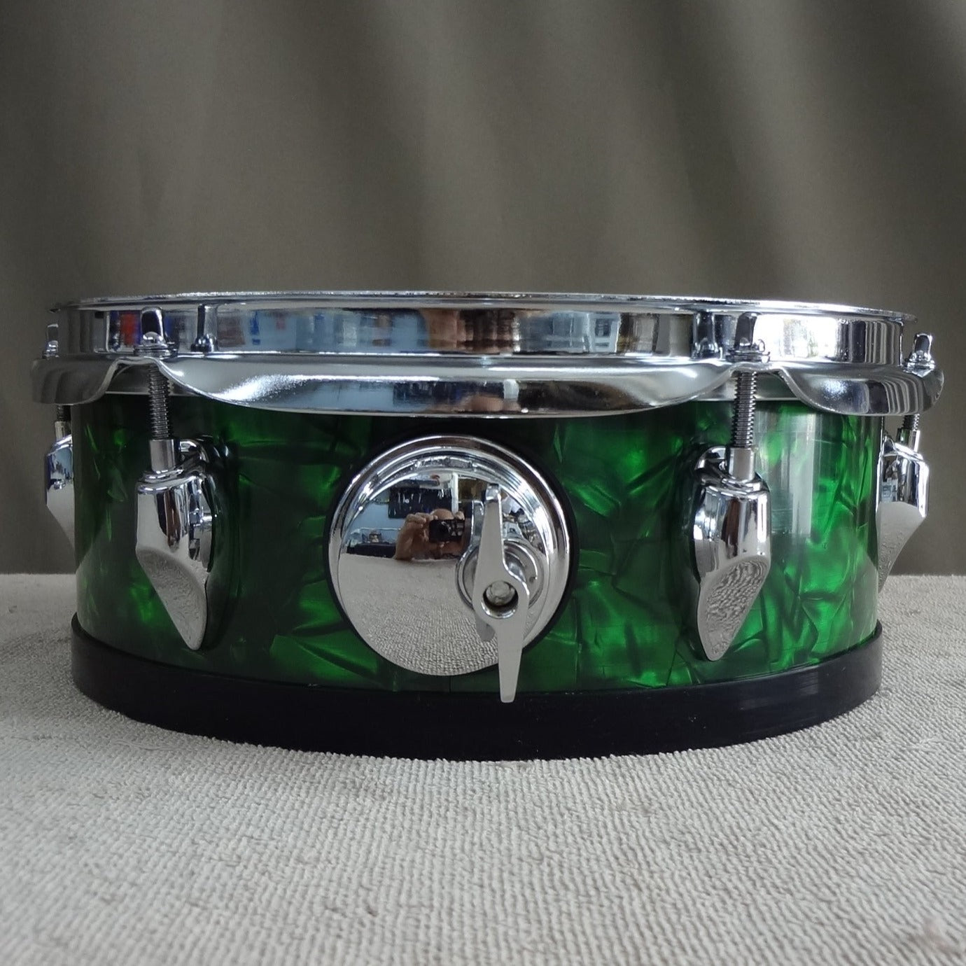 Refurbished-10-electronic-snare-drum-green-pearl