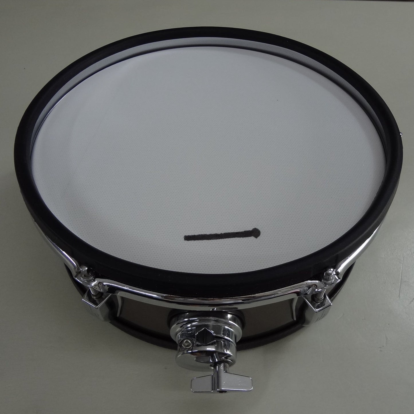Refurbished 12 Inch Custom Built Electronic Snare Drum - Bronze Metallic