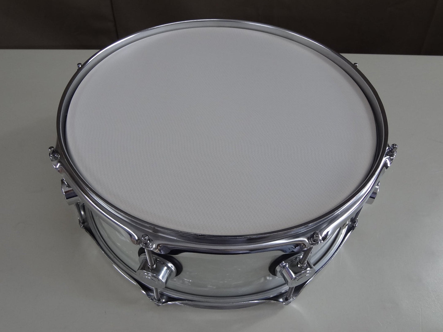 New 14 Inch Custom Electronic Snare Drum - Cream Pearl