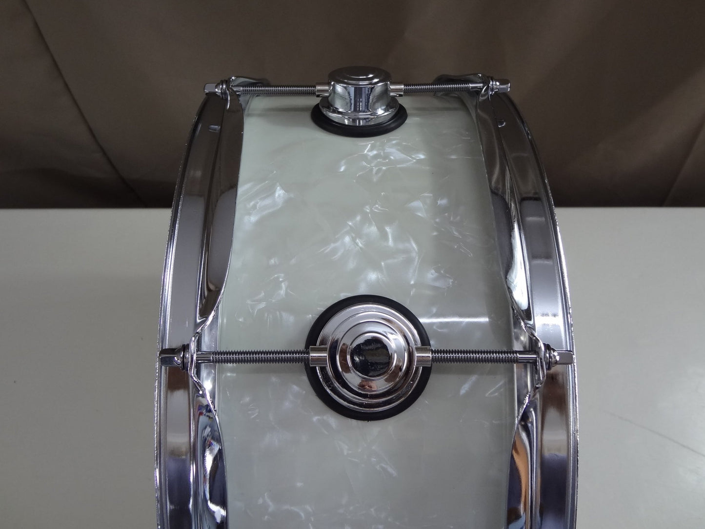 New 14 Inch Custom Electronic Snare Drum - Cream Pearl