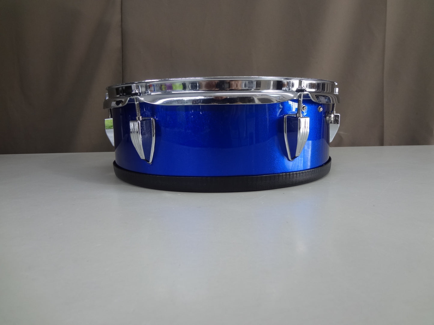 Refurbished 13 Inch Custom Electronic Snare Drum - Blue Metallic.