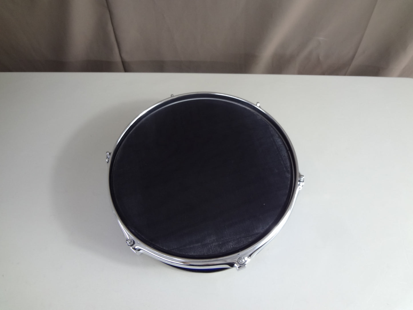 Refurbished 13 Inch Custom Electronic Snare Drum - Blue Metallic.