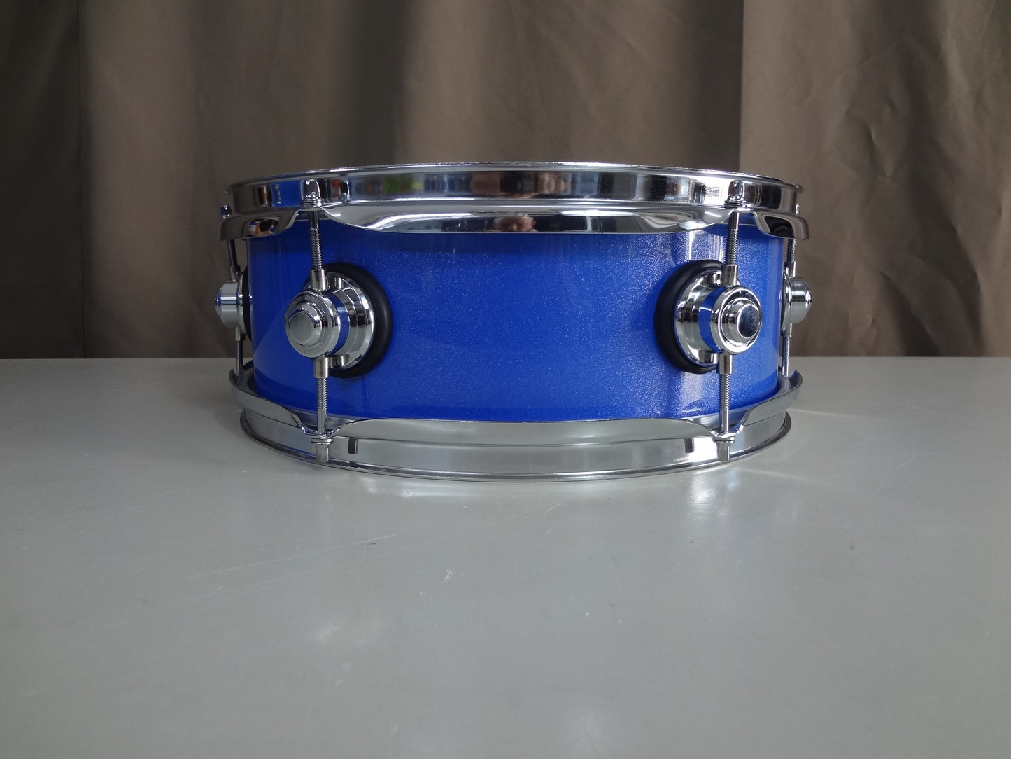 NEW CUSTOM BUILT ELECTRONIC DRUM 5 PIECE SHELL PACK-Blue Sparkle