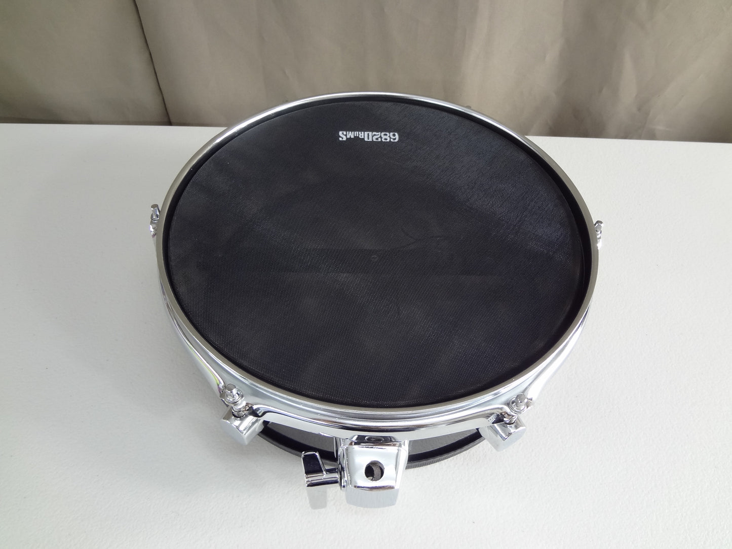 Refurbished 12 Inch Custom Built Electronic Snare Drum - Black/Sparkle