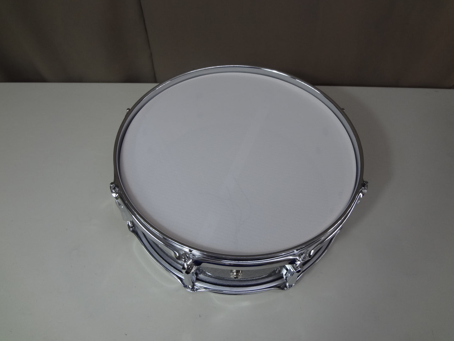New 14 Inch Custom Electronic Snare Drum - Silver Sparkle