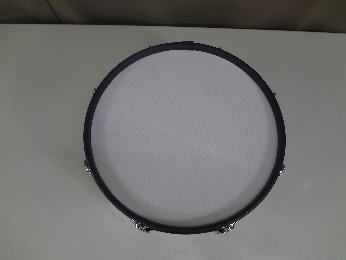 New 14 Inch Custom Electronic Snare Drum - Silver Sparkle