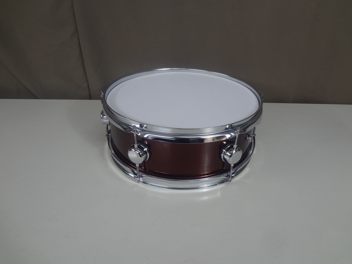 New 14 Inch Custom Electronic Snare Drum - Wine Red Sparkle