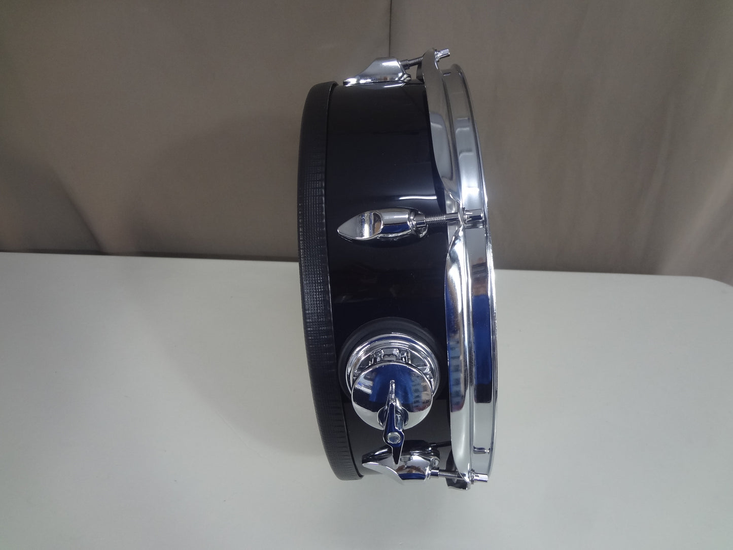 New 13 Inch Custom Electronic Snare Drum - Black Mono