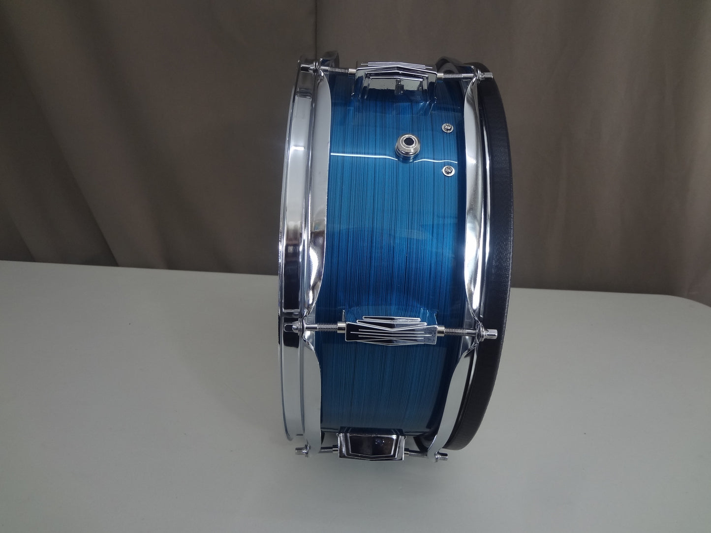 New 13 Inch Custom Electronic Snare Drum - Teal Strata