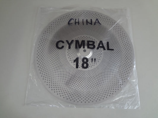 NEW 18'' LOW VOLUME CHINA CYMBAL.