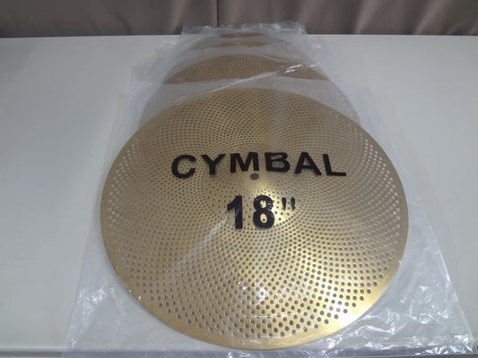 NEW 4 PIECE SET LOW VOLUME CYMBALS- BOP size