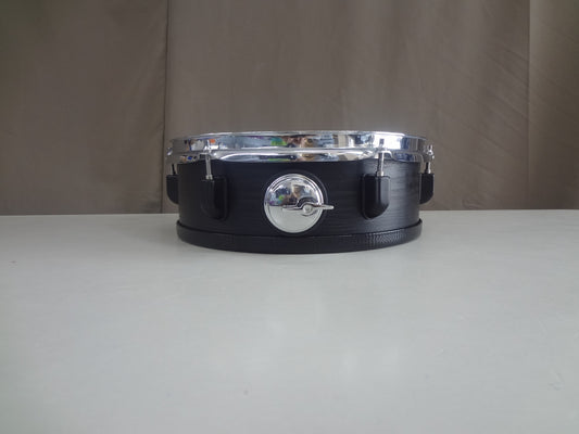 Refurbished 12 Inch Custom Built Electronic Snare Drum - Black Woodgrain