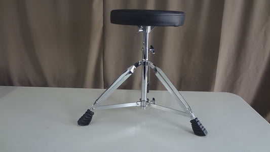 NEW CHROME DRUM THRONE- T100 STANDARD DUTY