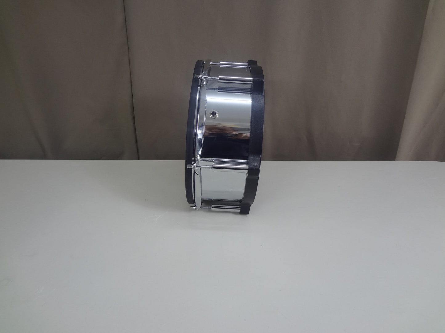 NEW 10inch ELECTRONIC SNARE DRUM-Chrome metal.