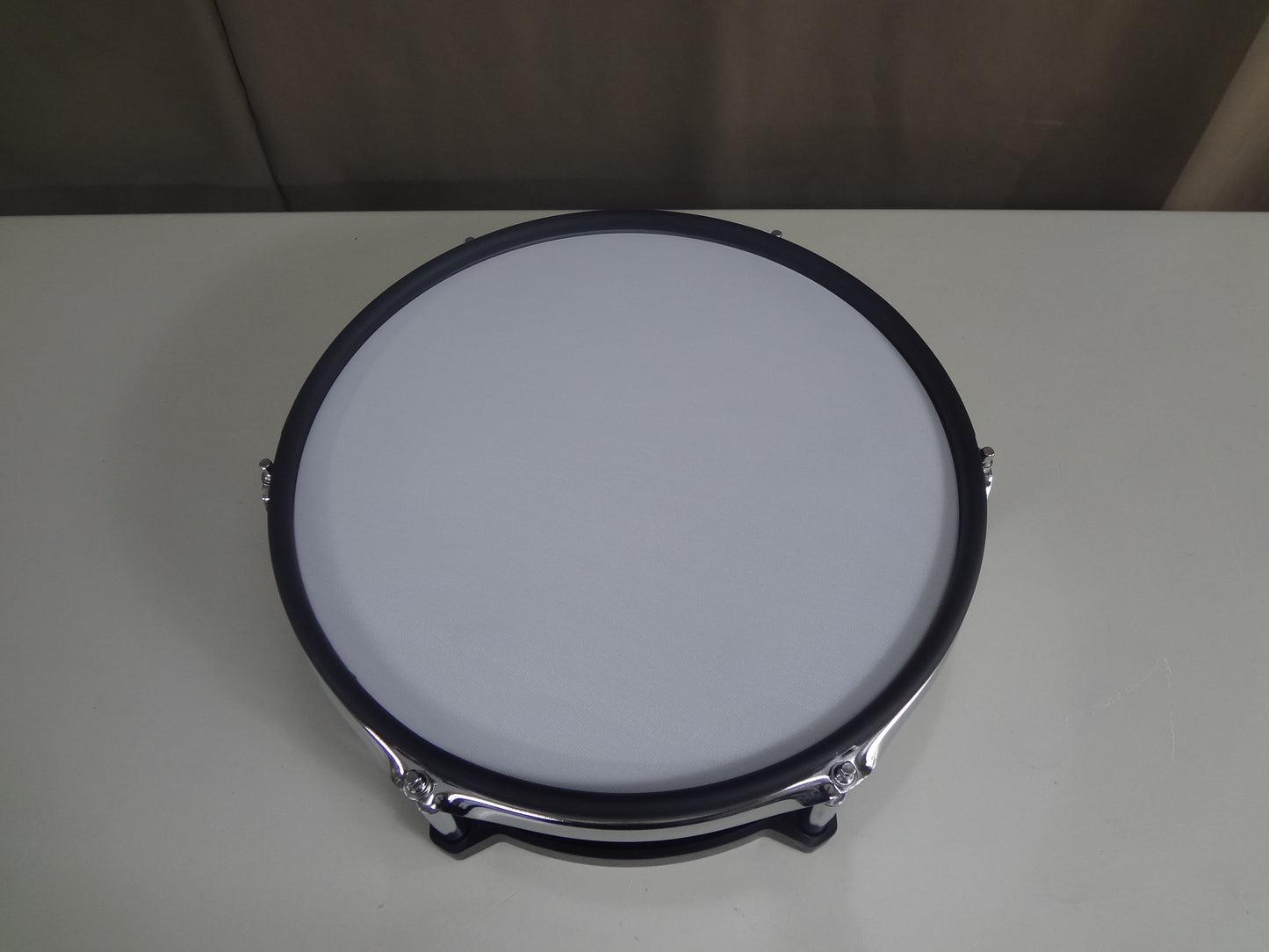NEW 12inch ELECTRONIC SNARE DRUM-Chrome metal.