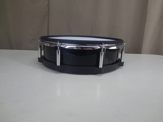 New 14 Inch Custom Electronic Snare Drum - Black Mono