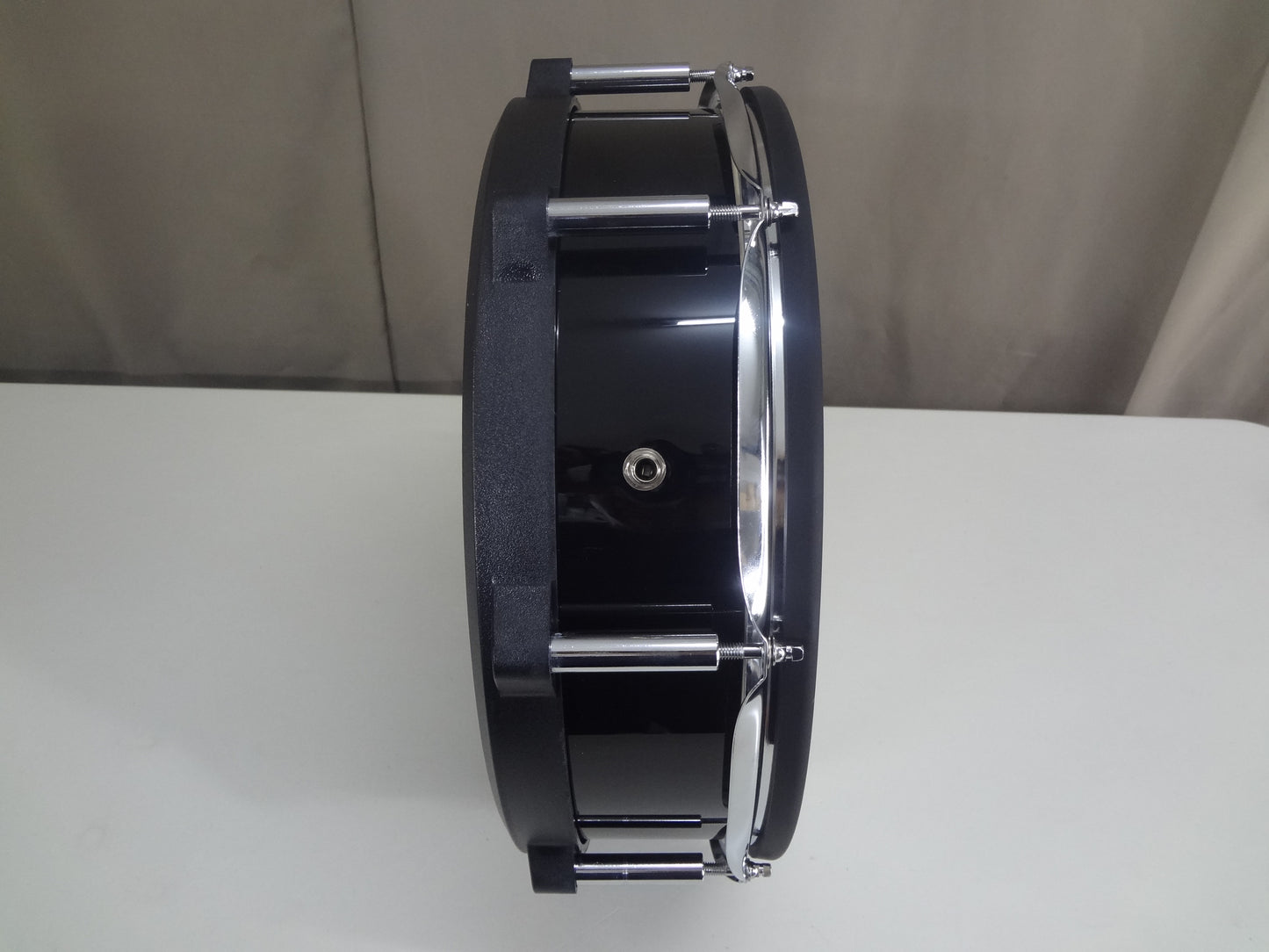 New 14 Inch Custom Electronic Snare Drum - Black Mono