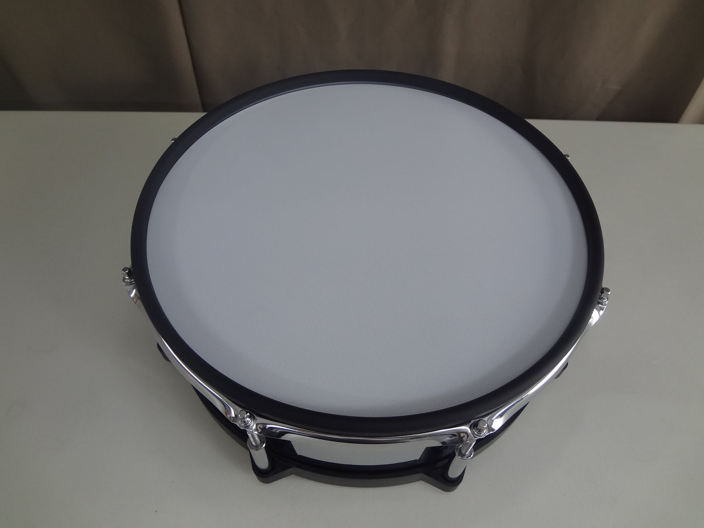 NEW 14inch ELECTRONIC SNARE DRUM-Chrome metal.