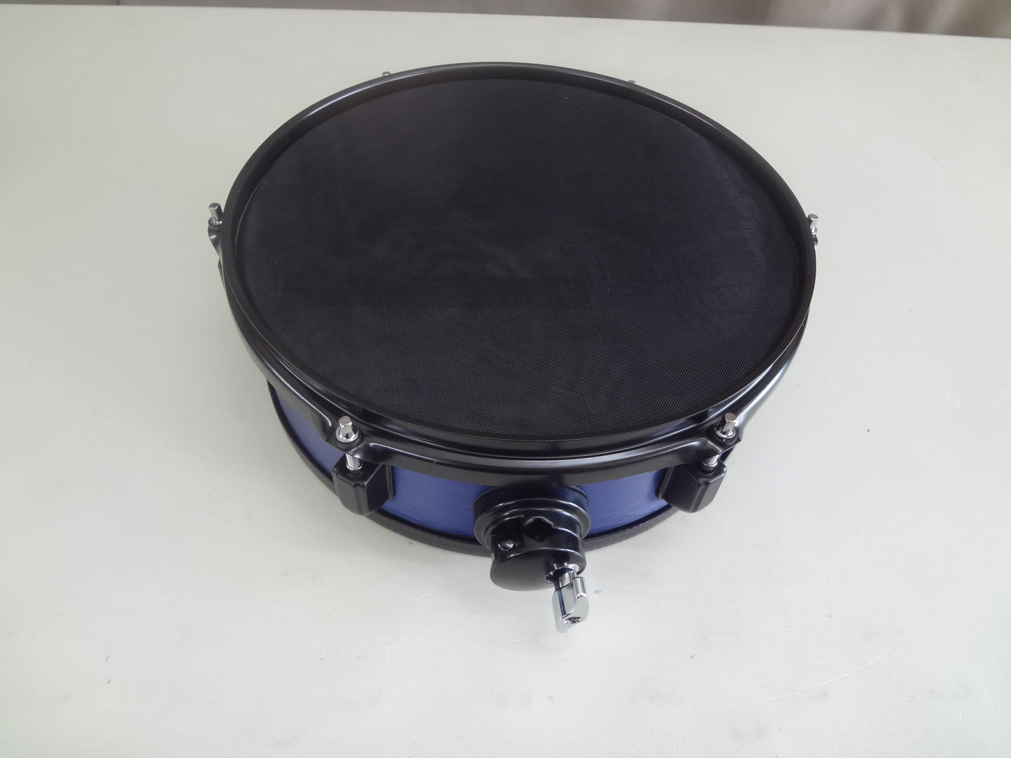 NEW 5 PIECE CUSTOM ELECTRONIC DRUM SHELL PACK - Blue Brushed Metal
