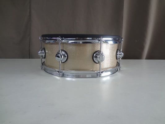 New 14 Inch Custom Electronic Snare Drum - Champagne Sparkle