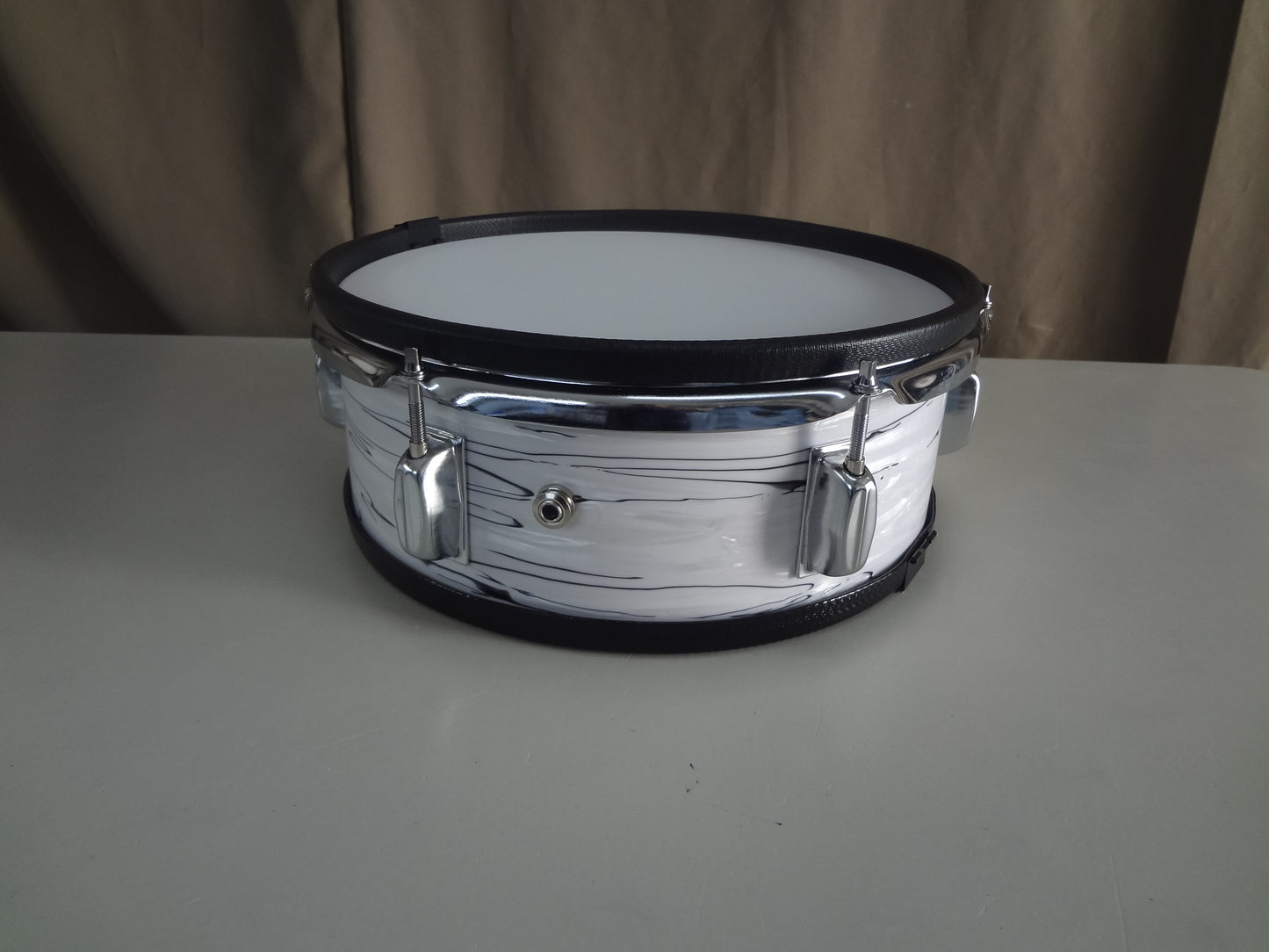 REFURBISHED 4 PIECE CUSTOM ELECTRONIC DRUM SHELL PACK - WHITE/BLACK