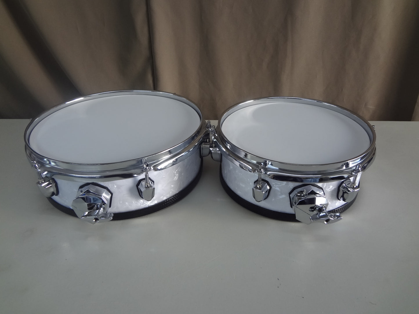 NEW 5 PIECE CUSTOM ELECTRONIC DRUM SHELL PACK - WHITE PEARL