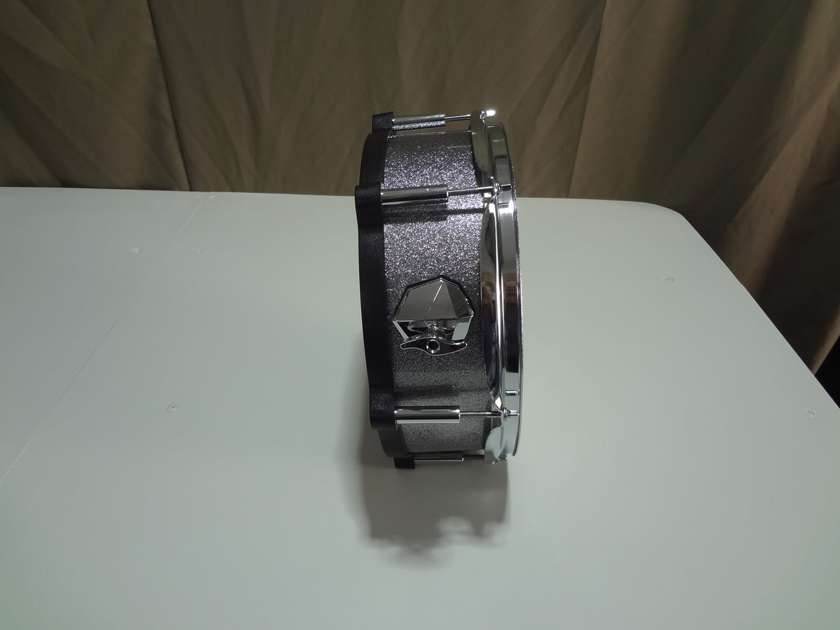 NEW 12inch ELECTRONIC SNARE DRUM- Silver Sparkle