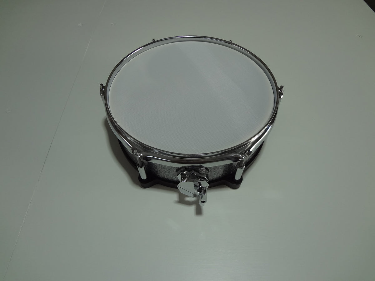 NEW 12inch ELECTRONIC SNARE DRUM- Silver Sparkle