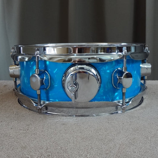 New 10 Inch Custom Electronic Snare Drum - Blue Pearl