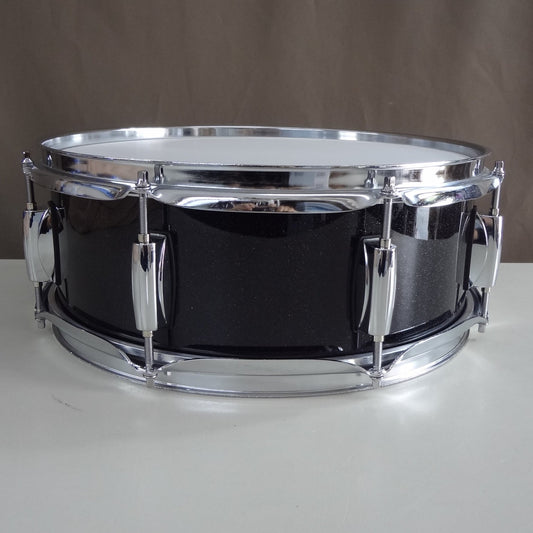 New 14 Inch Custom Electronic Snare Drum - Black Sparkle