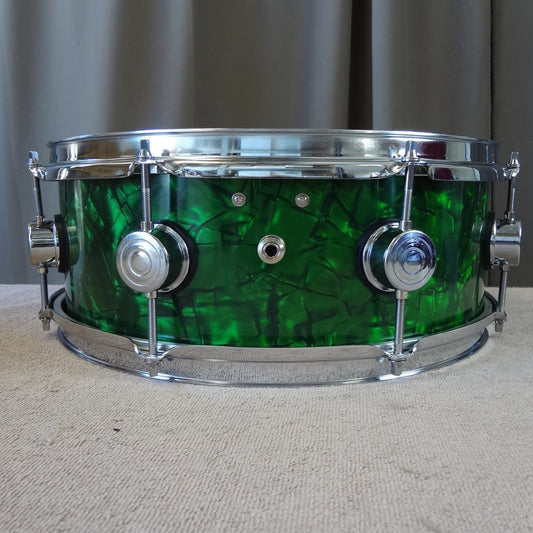 New 14 Inch Custom Electronic Snare Drum - Green Pearl