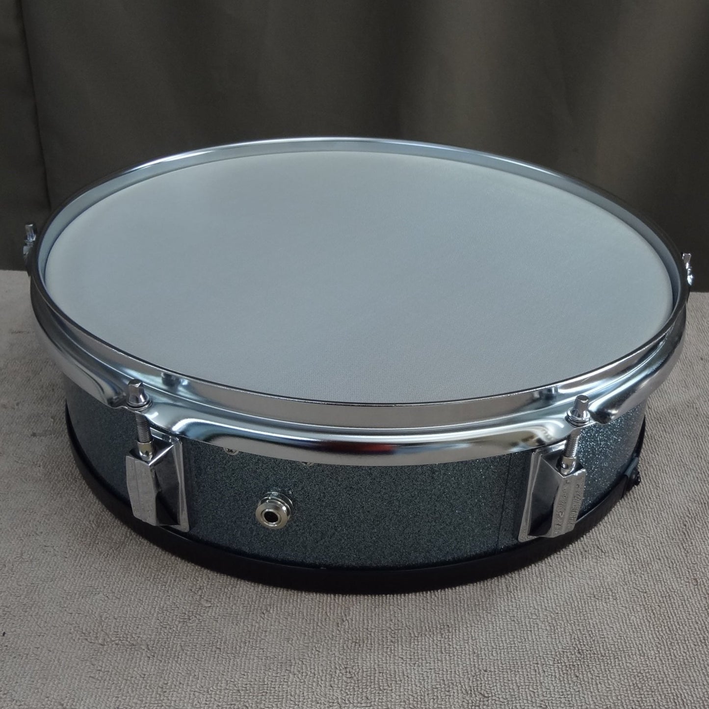 New 14 Inch Custom Electronic Snare Drum - Teal Green Sparkle