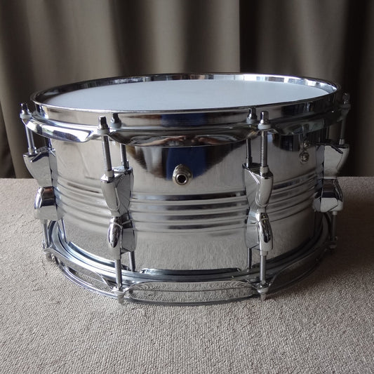 New 12 Inch Custom Electronic Snare Drum - Chrome Metal