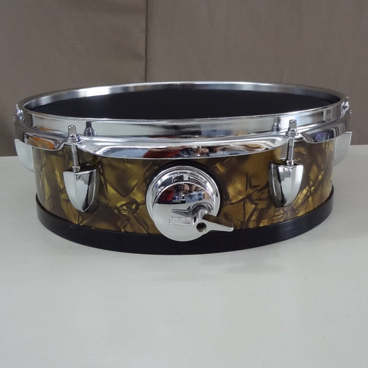 New 12 Inch Custom Electronic Snare Drum - Gold Pearl